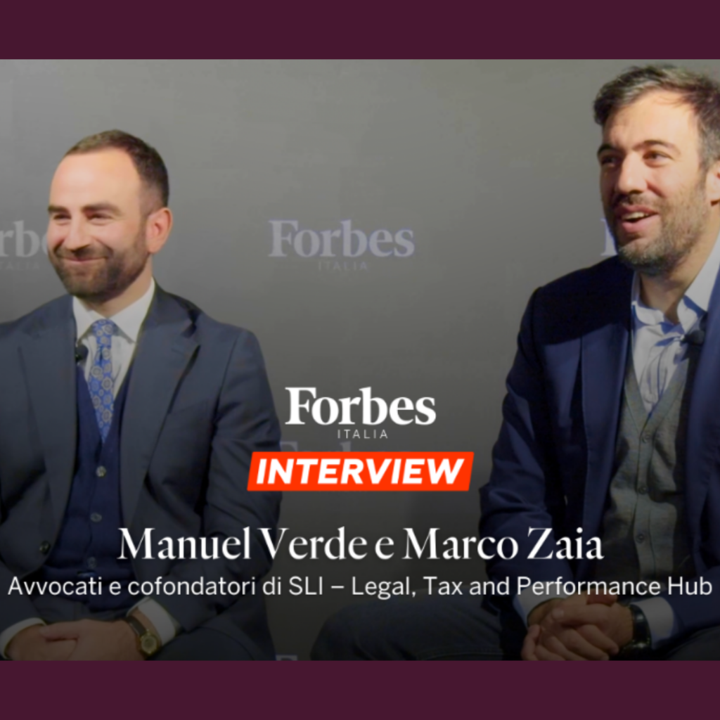SLI Hub su Forbes Italia: ripensare il ruolo dello studio legale tra AI, PMI e cultura d’Impresa