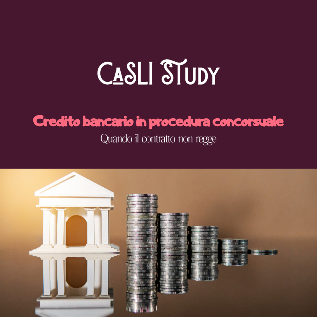 CaSLI Study_Credito bancario in procedura concorsuale_Copertina sito articolo
