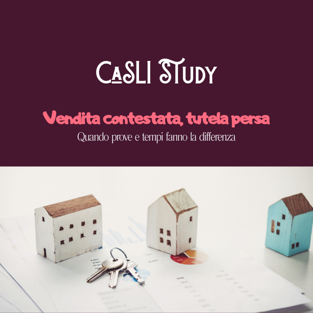 CaSLI Study_Vendita contestata, tutela persa_Copertina sito articolo